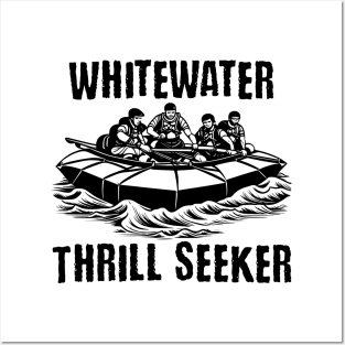 Whitewater Thrill Seeker Posters and Art